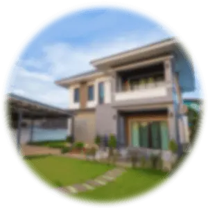 Family with New Home